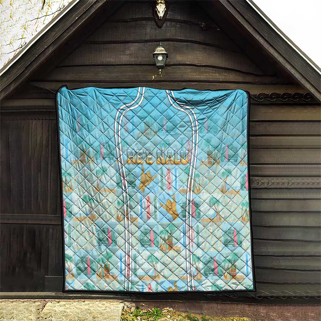 Hawaii Surfing Quilt He'e Nalu