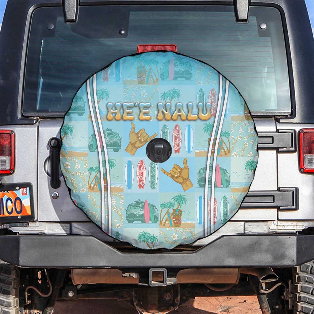 Hawaii Surfing Spare Tire Cover He'e Nalu