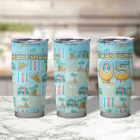 Custom Hawaii Surfing Tumbler Cup He'e Nalu