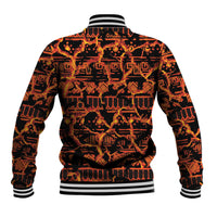 Polynesia Lava Monster Cosplay Baseball Jacket Fiery Glowing Volcano Crack Pattern DT05 - Polynesian Pride