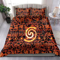 Polynesia Lava Monster Cosplay Bedding Set Fiery Glowing Volcano Crack Pattern DT05 - Polynesian Pride