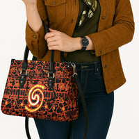 Polynesia Lava Monster Cosplay Leather Bag Fiery Glowing Volcano Crack Pattern DT05 - Polynesian Pride