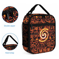 Polynesia Lava Monster Cosplay Lunch Bag Fiery Glowing Volcano Crack Pattern DT05 - Polynesian Pride