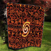 Polynesia Lava Monster Cosplay Quilt Fiery Glowing Volcano Crack Pattern DT05 - Polynesian Pride