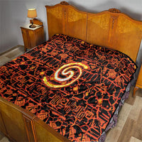 Polynesia Lava Monster Cosplay Quilt Fiery Glowing Volcano Crack Pattern DT05 - Polynesian Pride