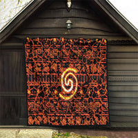 Polynesia Lava Monster Cosplay Quilt Fiery Glowing Volcano Crack Pattern DT05 - Polynesian Pride