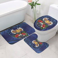 Samoa Manuia Le Kerisimasi Bathroom Set Jesus Hands Bethlehem Star Hibiscus DT05 - Polynesian Pride
