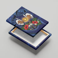 Samoa Manuia Le Kerisimasi Canvas Wall Art Jesus Hands Bethlehem Star Hibiscus DT05 - Polynesian Pride