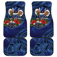 Samoa Manuia Le Kerisimasi Car Mats Jesus Hands Bethlehem Star Hibiscus DT05 - Polynesian Pride