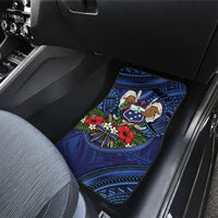 Samoa Manuia Le Kerisimasi Car Mats Jesus Hands Bethlehem Star Hibiscus DT05 - Polynesian Pride