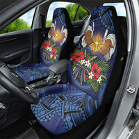 Samoa Manuia Le Kerisimasi Car Seat Cover Jesus Hands Bethlehem Star Hibiscus DT05 - Polynesian Pride