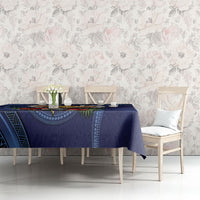 Samoa Manuia Le Kerisimasi Tablecloth Jesus Hands Bethlehem Star Hibiscus DT05 - Polynesian Pride