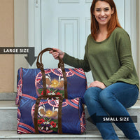 American Samoa Manuia Le Kerisimasi Travel Bag Jesus Hands Bethlehem Star Hibiscus DT05 - Polynesian Pride