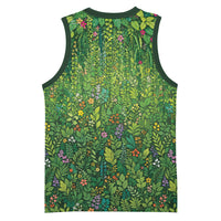Polynesia Mother Nature Basketball Jersey Glowing Heart Spiral Tropical Vine Floral DT05 - Polynesian Pride