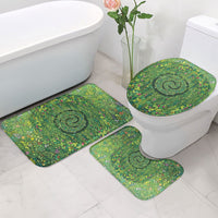 Polynesia Mother Nature Bathroom Set Glowing Heart Spiral Tropical Vine Floral DT05 - Polynesian Pride