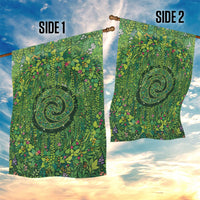 Polynesia Mother Nature Garden Flag Glowing Heart Spiral Tropical Vine Floral DT05 - Polynesian Pride