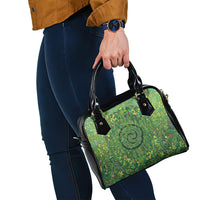 Polynesia Mother Nature Shoulder Handbag Glowing Heart Spiral Tropical Vine Floral DT05 - Polynesian Pride