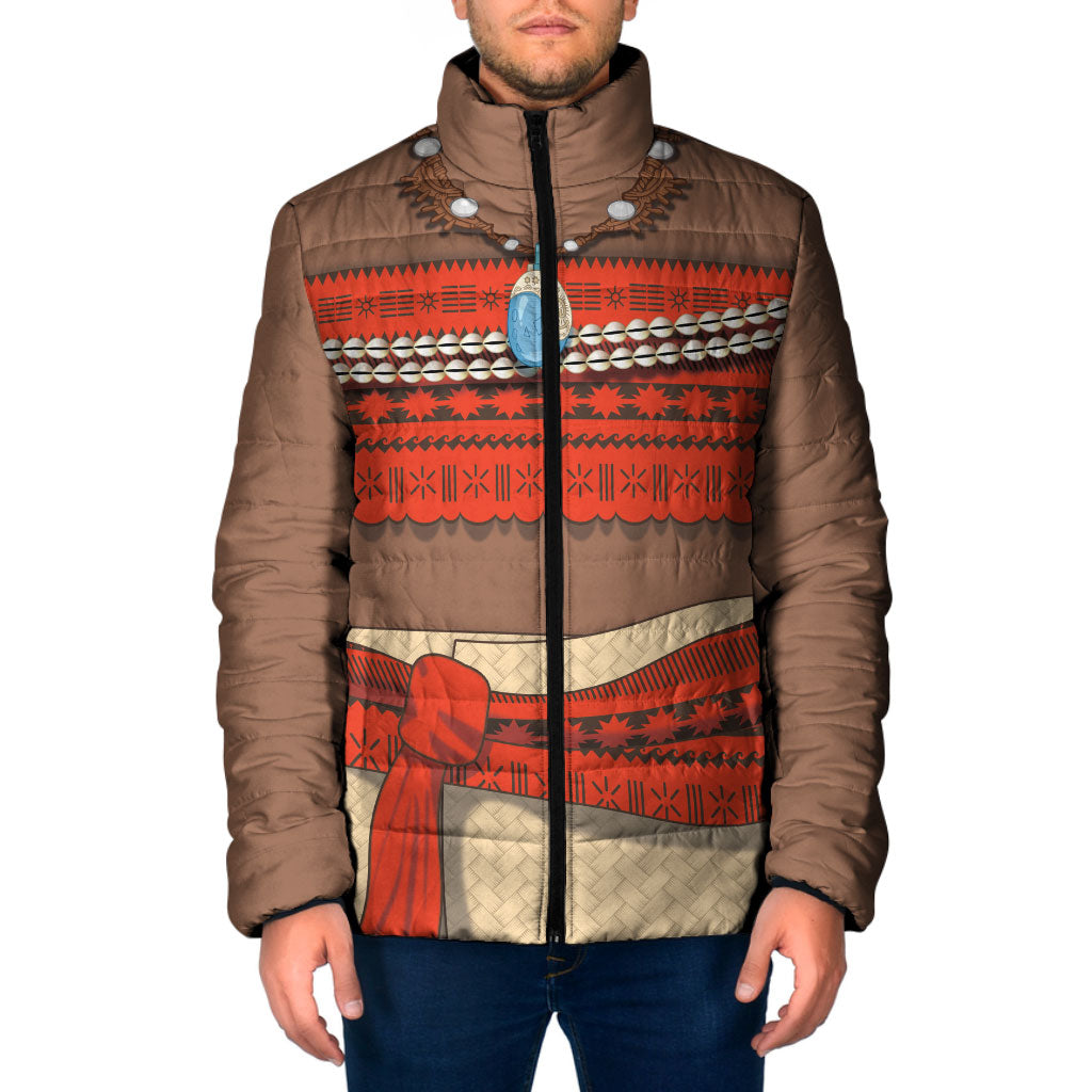 Polynesia Ocean Princess Inspired Cosplay Costume Padded Jacket DT05 Men Multicolor - Polynesian Pride
