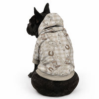 Hawaii Palaka Cowboy Pet Hoodie Shell Maile Lei With Western Patterns DT05 - Polynesian Pride