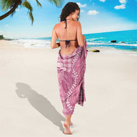 Pink Hawaii Palaka Cowboy Turtle Sarong Hawaiian Paniolo Puakenikeni Maile Lei - Polynesian Pride