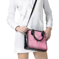 Pink Hawaii Palaka Cowboy Turtle Shoulder Handbag Hawaiian Paniolo Puakenikeni Maile Lei - Polynesian Pride