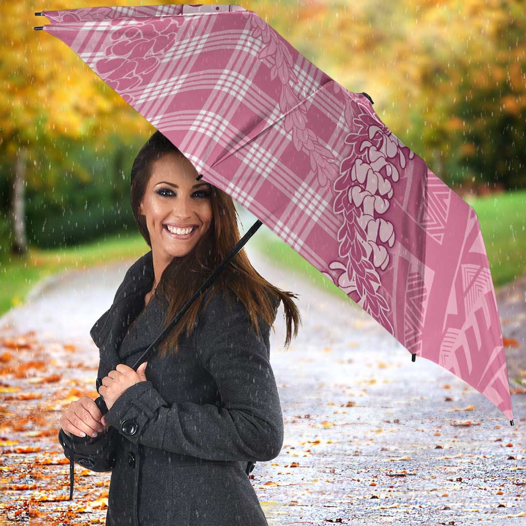 Pink Hawaii Palaka Cowboy Turtle Umbrella Hawaiian Paniolo Puakenikeni Maile Lei - Polynesian Pride