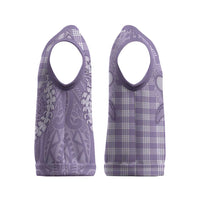 Purple Hawaii Palaka Cowboy Turtle Christmas Knitted V-Neck Vest Hawaiian Paniolo Puakenikeni Maile Lei DT05 - Polynesian Pride