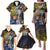 Personalised Tokelau Family Matching Puletasi and Hawaiian Shirt National Badge Waves Style