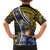 Personalised Tokelau Family Matching Summer Maxi Dress and Hawaiian Shirt National Badge Waves Style