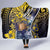 Tokelau Hooded Blanket National Badge Waves Style