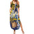 Personalised Tokelau Summer Maxi Dress National Badge Waves Style