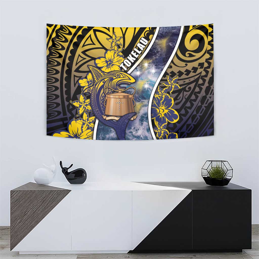 Tokelau Tapestry National Badge Waves Style