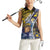 Personalised Tokelau Women Sleeveless Polo Shirt National Badge Waves Style