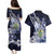 Personalised Pitcairn Islands Couples Matching Puletasi and Hawaiian Shirt Coat Of Arms Waves Style