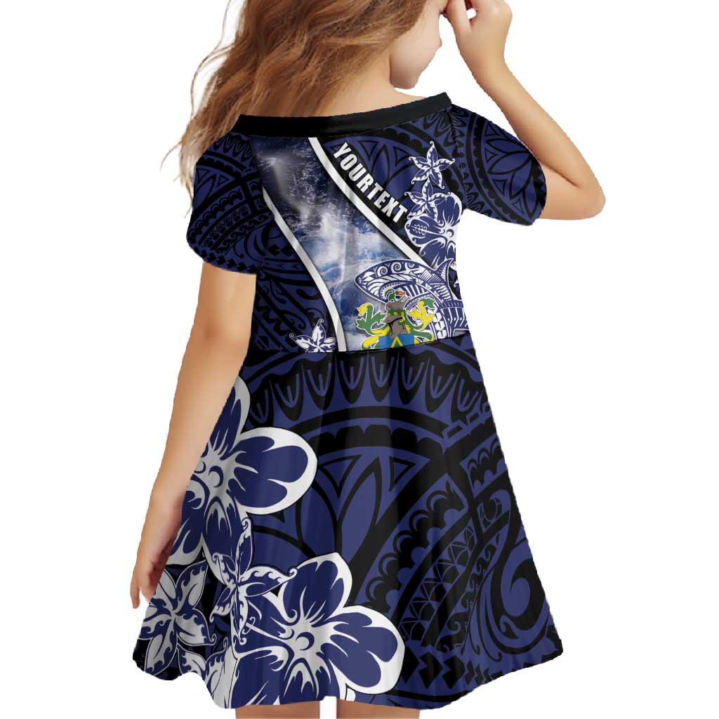 Personalised Pitcairn Islands Family Matching Off Shoulder Maxi Dress and Hawaiian Shirt Coat Of Arms Waves Style DT05 - Polynesian Pride
