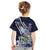 Personalised Pitcairn Islands Kid T Shirt Coat Of Arms Waves Style
