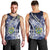 Personalised Pitcairn Islands Men Tank Top Coat Of Arms Waves Style