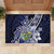 Pitcairn Islands Rubber Doormat Coat Of Arms Waves Style
