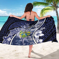 Pitcairn Islands Sarong Coat Of Arms Waves Style