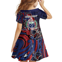 Personalised Samoa Wrestling Family Matching Mermaid Dress and Hawaiian Shirt Polynesian Warrior Funny Style - Polynesian Pride