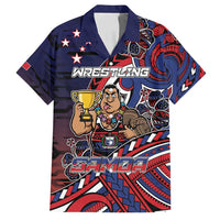 Personalised Samoa Wrestling Family Matching Off Shoulder Maxi Dress and Hawaiian Shirt Polynesian Warrior Funny Style - Polynesian Pride