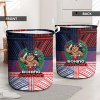 Samoa Boxing Laundry Basket Samoan Boxer Funny Style - Polynesian Pride