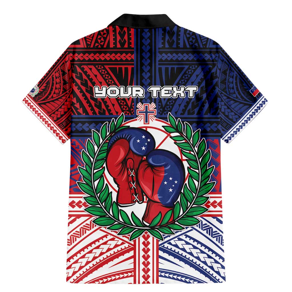 Personalised Samoa Boxing Family Matching Mermaid Dress and Hawaiian Shirt Samoan Boxer Funny Style - Polynesian Pride