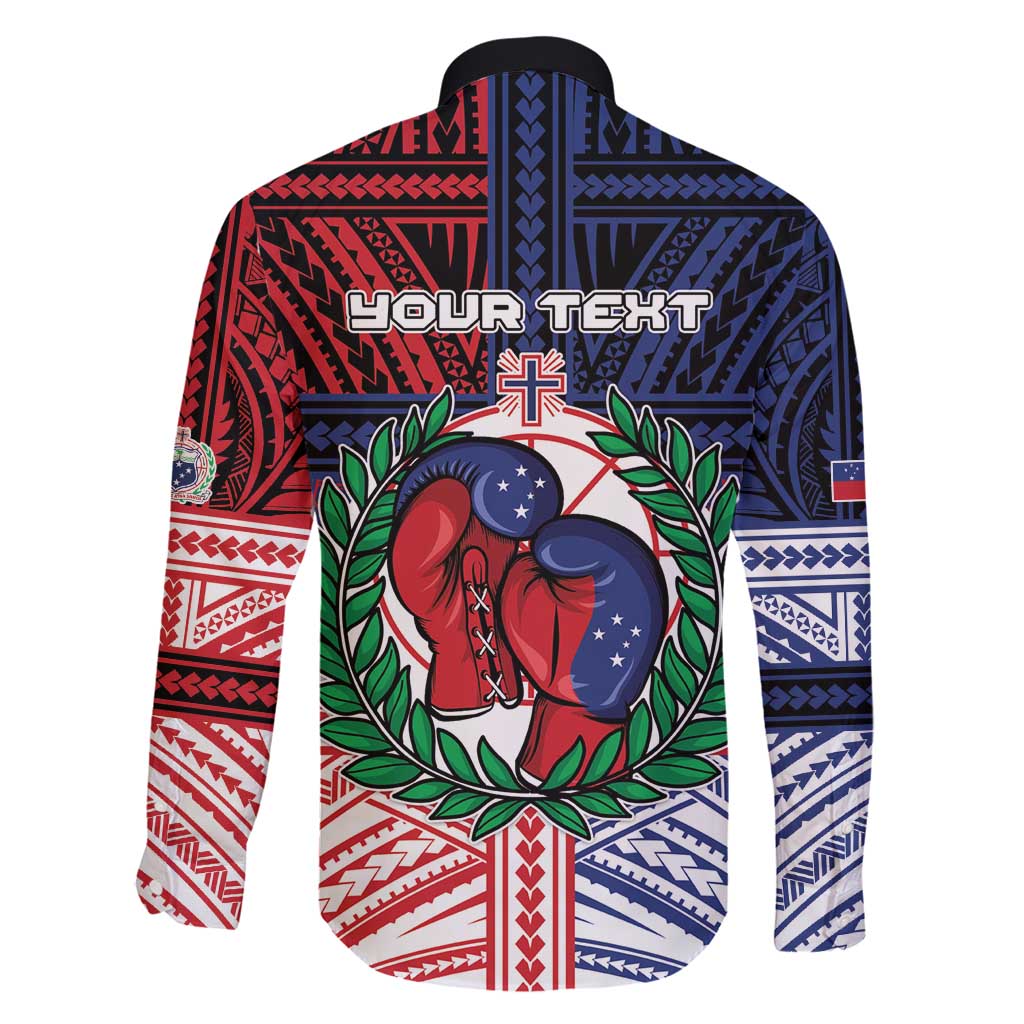 Personalised Samoa Boxing Family Matching Mermaid Dress and Hawaiian Shirt Samoan Boxer Funny Style - Polynesian Pride