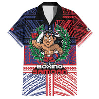 Personalised Samoa Boxing Family Matching Off Shoulder Maxi Dress and Hawaiian Shirt Samoan Boxer Funny Style - Polynesian Pride
