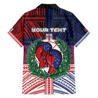 Personalised Samoa Boxing Family Matching Puletasi and Hawaiian Shirt Samoan Boxer Funny Style - Polynesian Pride