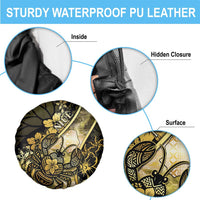 Niue Spare Tire Cover Niuean Crab Waves Style