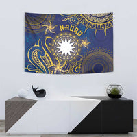 Nauru Tapestry Hibiscus Polynesian Tribal Pattern