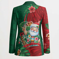 Hawaii Christmas Blazer Mele Kalikimaka Funny Hawaiian Santa - Polynesian Pride