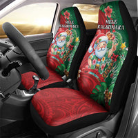 Hawaii Christmas Car Seat Cover Mele Kalikimaka Funny Hawaiian Santa DT05 - Polynesian Pride